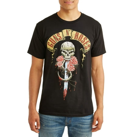 Jumbo Skull T-shirt - Guns n Roses Skull and Sword T-Shirt