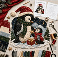 thumbnail image 3 of 1 PCS Christmas Woodland Wildlife DIY Patchwork Kit, 2026 New Beginner Friendly Layered Fabric Craft Set, Complete Pre-Cut Supplies,Christmas Home Decor, Unique Holiday Gift(Penguin Family), 3 of 6