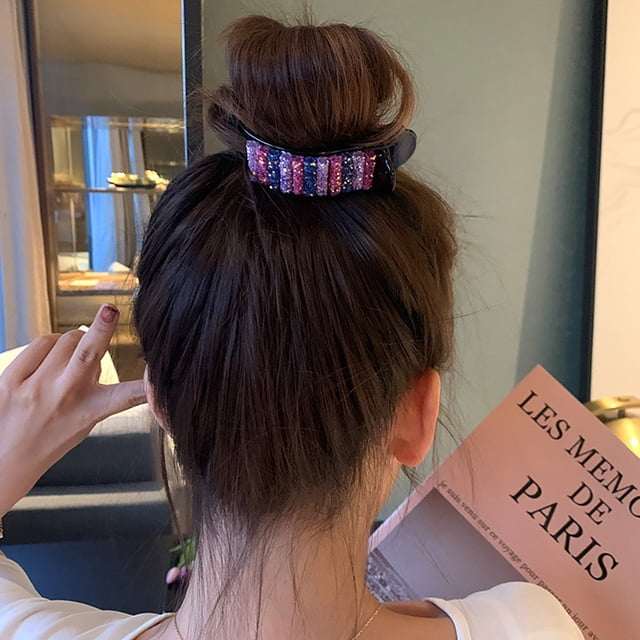 Pinzas para el cabello para mujeres, pinzas para peinar, pinzas para el cabello para niñas, lindas pinzas para el cabello con forma de caramelo en la espalda.