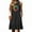 002Black, variant on Generic Summer Dress for Women Casual Floral Print Casual Sleeveless Dresses Pleated A-Line Tank Dresses with Pockets