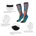 thumbnail image 3 of Sikiie octopus swimming Print Knee Socks, High Socks Long Stretchy Sock Women Knee High Stocking, Long Socks for Women, 3 of 6