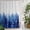 Navy Blue, Cobalt, Indigo, Misty Gray, variant on Black Christmas Shower Curtain - Water Repellent Fabric Shower Curtains Washable, Winter Xmas Trees Snowflakes Rustic Decorative Polyester Cloth Bathroom Curtains Modern Bath Decor 36"x72"