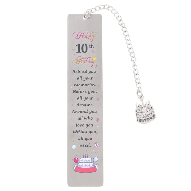 serony Stainless Steel Bookmarks Elegant And Delicate Gift For Book Lovers And Students Birthday Gift 10 years
