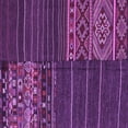 thumbnail image 1 of Ahgly Company Indoor Square Patchwork Purple Transitional Area Rugs, 3' Square, 1 of 4