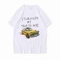 thumbnail image 7 of Funny Tshirt Men Women I Survived My Trip To NYC Print Tops Casual Streetwear Unisex Fashion T Shirt Tom Holland Same Style Tees, 7 of 7