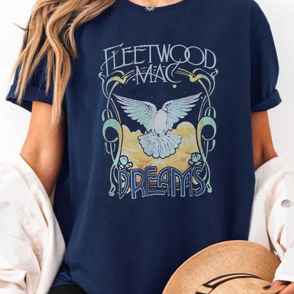 Fleetwood Mac Dreams Shirt Vintage Rock Band Retro Music 90s Style Stevie Nicks T-shirt Sizes S-5XL