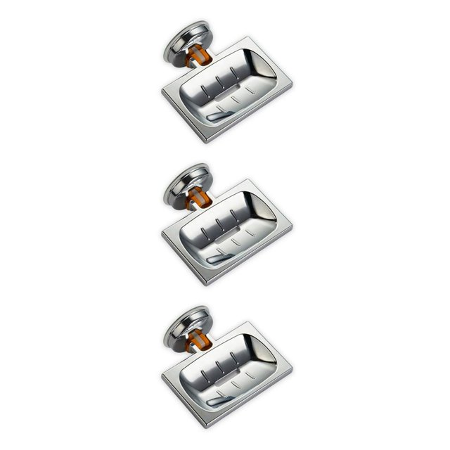 Naiovety de esponja de acero inoxidable, ventosa, estante de Metal, bandeja de almacenamiento para fregadero de cocina, soporte de Type1 NO1