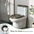 thumbnail image 4 of COEQINE Musical Instruments Toilet Lid Dust Cover Set Stretchable Machine Washable Replacement with a 2-Piece Toilet Cover Set for Home Bathroom Decoration, 4 of 7