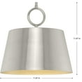 thumbnail image 2 of Parkhurst Collection One-Light New Traditional Brushed Nickel Metal Pendant Light, 2 of 2