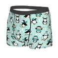 thumbnail image 2 of Balery Winter Skiing Penguin Men's Boxer Briefs, Soft and Breathable Cotton Underwear with nylon Waistband-XX-Large, 2 of 9
