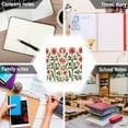 thumbnail image 6 of FORMRS 1-Subject Spiral Notebook 8" x 5" College Ruled 60 Refillable Sheet A5 Hard Cover, Light Pink Flowers, 6 of 7