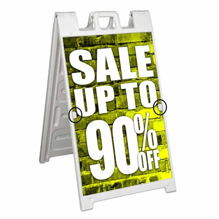 Sale Up To 90 Percent Off (24 X 36 ) Deluxe A-Frame Signicade Includes 2 Removable Panels & Stand