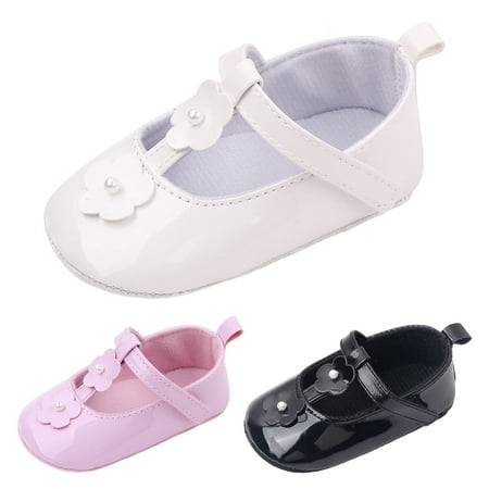 

eczipvz Toddler Shoes Summer Children Toddler Shoes Girls Sports Shoes Flat Bottom Lightweight Solid First Walking Shoes for Baby Girls (White 5 )
