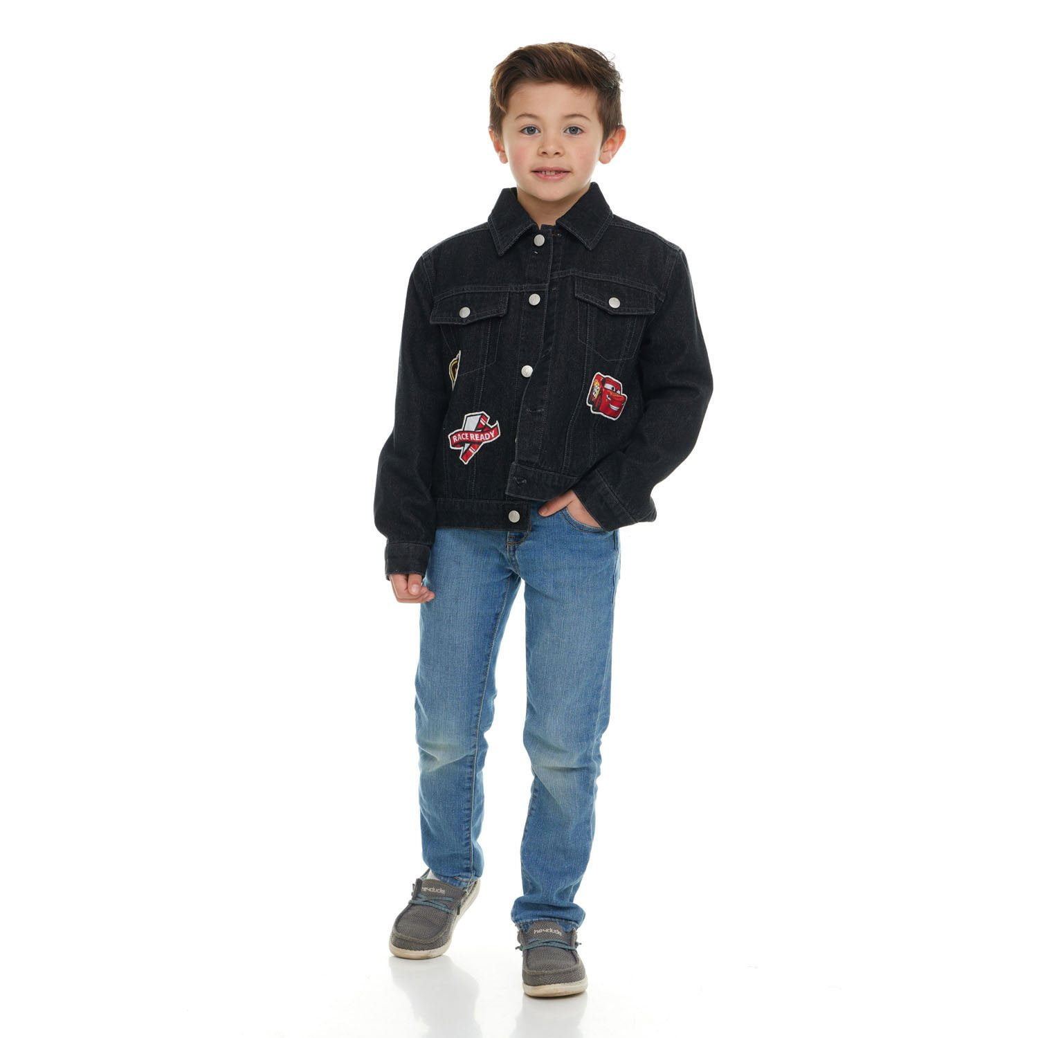L'Appartement☆Boys denim Jacket Boys Long Sleeve Denim Jacket - BLUE | The Children's Place