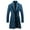Blue#womens wool peacoat, variant on aohooy Pea Coat Womens Wool Blend Single Breasted Midi Overcoat Plus Size Notched Lapel Collar Trench Coats with Pockets Green,L
