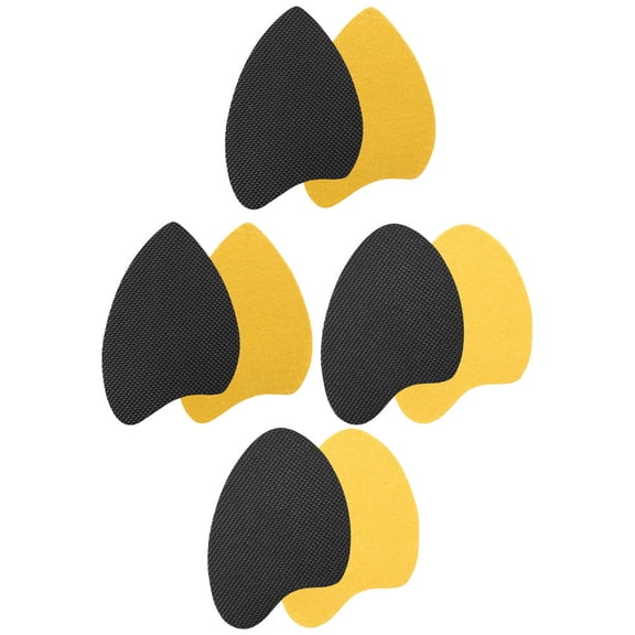 BESTYASH 4 Pairs of Anti Wear Shoe Stickers for Shoes Rubber Simple Design Adhesive