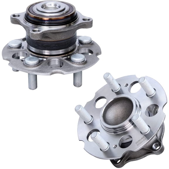 Detroit Axle - Rear Wheel Bearing Hubs for 2005-2010 Honda Odyssey 2006 2007 2008 2009 2010, Wheel Bearing and Hubs Assembly Set, Pair Hubs Replacement