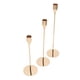 thumbnail image 3 of Candelabros, Candelero De Metal Exquisito De Mano De Obra Fina Dorada Para Decoración De Mesa, 3 of 7