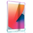 thumbnail image 2 of KIQ Gradient TPU Case Designed for 10.2 iPad 9th Gen Case (2021) / 8th Gen (2020) /7th Gen (2019) Case, Slim Soft Lightweight Flexible Transparent TPU - Purple Green, 2 of 6