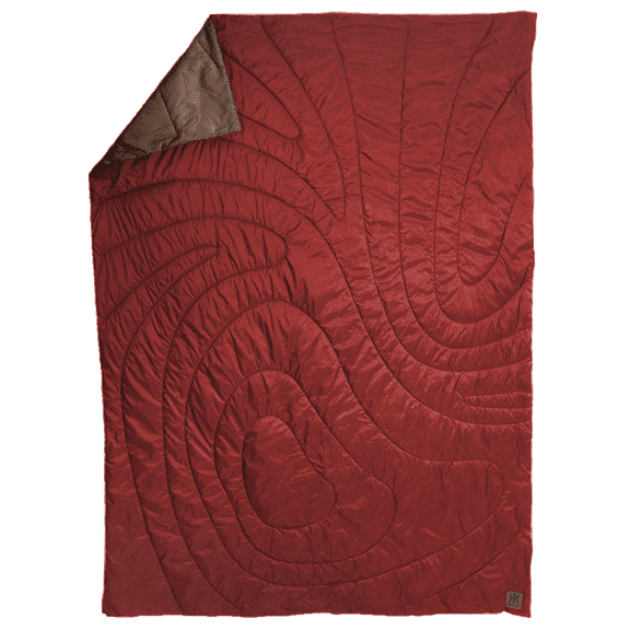 Kijaro Native Camp Quilt Picnic Blanket, Warrens Red Topo