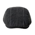 thumbnail image 2 of WITHMOONS Wool Blend Flat Cap Classic Herringbone Ivy Gatsby Hat YZ30100 (Brown), 2 of 5