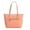 Light Coral, variant on Womens Coated Canvas Signature Taylor Tote Tan Rust CC402-B4NQ4 One Size