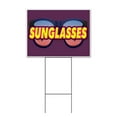 thumbnail image 1 of Sunglasses (18" x 24") Yard Sign, Includes Metal Step Stake, 1 of 6