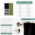 thumbnail image 6 of Sage Green Black Tie Up Curtains for Windows, Adjustable Balloon Window Shades, Farmhouse Striped Modern Abstract Art Kitchen Window Treatments Adjustable Roll Up Curtain for Basement/Nursery 52"x45", 6 of 8