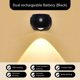 thumbnail image 1 of Lámpara de pared LED con sensor de movimiento, lámpara de pared con puesta de sol de 3 colores para dormitorio, luz de pared, luces de cuadros recargables negras, 1 of 8