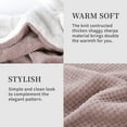 thumbnail image 4 of GARVEE Electric Heated Blanket,Queen Size 84"×90" Flannel Sherpa,5 Heat Settings and 10 Hours Auto Shut Off,Pink, 4 of 8
