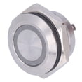 thumbnail image 4 of Filfeel 5 Pcs Interrupteur à Bouton-Poussoir Instantané Métal Réinitialisation Automatique Ultra Fin Étanche avec LED 16mm, Interrupteur à Bouton-Poussoir, Interrupteur à Bouton-Poussoir Instantané, 4 of 8