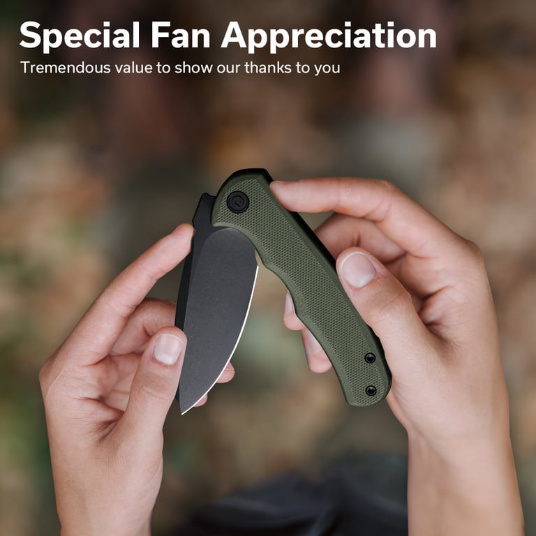CIVIVI Mini Praxis Folding Pocket Knife, 2.98
