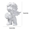 Tanuke Clearance! Baby Angel Resin Cherub Statue Garden Miniature Statue Cute Angel Sculpture