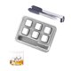 thumbnail image 1 of Piedras de whisky Piedras de enfriamiento de acero inoxidable Piedras de hielo de whisky Rocas de enfriamiento Cubos enfriadores de bebidas reutilizables, 1 of 8
