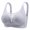 Silver, variant on Push up Bras for Women Back Fat Coverage Strapless Bra Plus Size No Padding Drawstring Push up Bra Strapless Bras for Women Push up