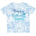 thumbnail image 3 of Inktastic Blue Happy Birthday Daddy Boys or Girls Toddler T-Shirt, 3 of 5