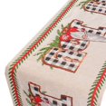 thumbnail image 2 of Camino de mesa navideño Impresión de bandera Desgaste Resistente a la suciedad Bandera de mesa navideña navideña para decoración de mantel navideño Modelo JOY Santa, 2 of 12