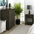Lancaster Farmhouse 4Drawer Dresser, Espresso, by Hillsdale Living