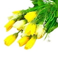 thumbnail image 6 of SPRING PARK 35cm “Artificial” Faux Silk Tulips Spring Bouquet (15 Count), 6 of 6