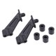 thumbnail image 1 of RC Car Rear Wing Bracket Black Plastic High Strength Replacement RC Car Rear Wing Bracket For ZD Racing DBX10 7531 1/10, 1 of 4