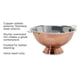 thumbnail image 2 of Colador, apto para lavavajillas, escurridor perforado, exterior chapado, para pasta, arroz, frutas, verduras y más, 12 pulgadas, cobre y acero inoxidable, 2 of 6