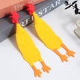 thumbnail image 4 of WORGEOUS 2pcs Libro Mark Silicone Bookmark Funny Bookmark Herramienta de marcado de la página Silicone Decoración, 4 of 7