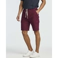 thumbnail image 3 of Real Essentials 3 Pack: Men's 9" Elastic Waistband Cargo Short With Drawstring, 3 of 6