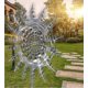 thumbnail image 3 of Molino de viento de metal con escultura cinética, molino de viento mágico único con jardín y hilanderos de acero inoxidable para exteriores para decoración de patio, 3 of 5
