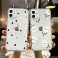 thumbnail image 4 of Flower Phone Case For iPhone 11 Case iPhone 15 Pro 13 12 14 Pro Max 13 12 Mini 7 8 Plus SE 2020 XR XS X Shockproof Clear Cover ZR, 4 of 7