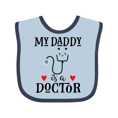 

Inktastic Doctor Daddy Physician Baby Gift Gift Baby Boy or Baby Girl Bib