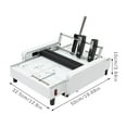 thumbnail image 2 of Office A3 Booklet Folding Binding Machine Paper Stapling Making Book Stapler 60W for Home, 2 of 15
