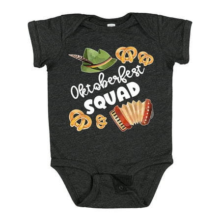 

Inktastic Oktoberfest Squad Hat Accordion Pretzels Gift Baby Boy or Baby Girl Bodysuit