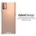 thumbnail image 4 of CoverON Motorola Moto G9 Plus Case, Slim fit Lightweight Hard Phone Cover, Clear TPU Bumper, 4 of 8