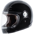 thumbnail image 1 of Casco de moto TORC T1, retro, integral, negro brillante, talla M, 1 of 5